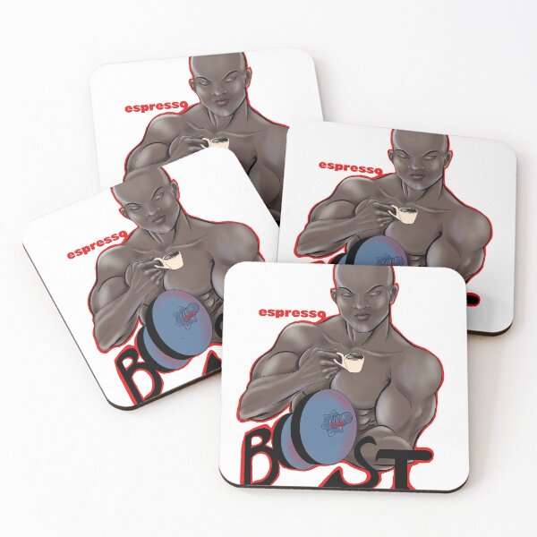 Item preview, Muscel Man with espresso  designed and sold by strughi.