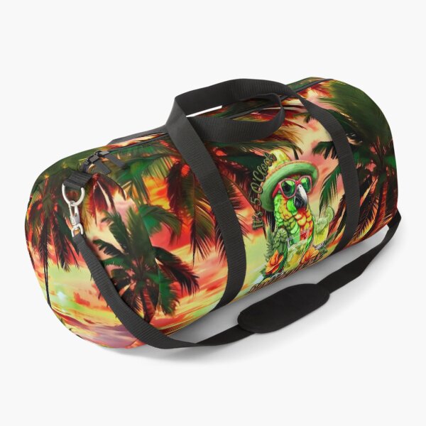 Item preview, It's 5 o'clock somewhere Tropical Parrot Cocktail Sunset Beach designed and sold by MindWave THC.