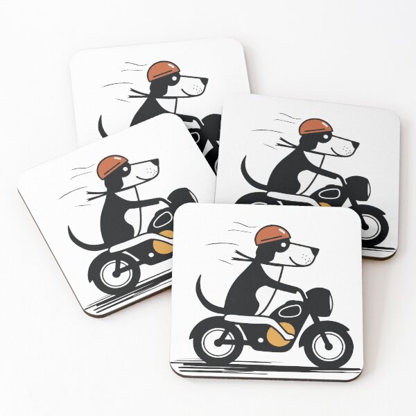 Item preview, Dog on a Motorcycle designed and sold by JawArts.