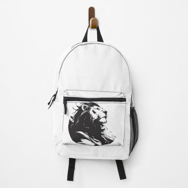 Item preview, Silhouette black and white lion designed and sold by SMARTKIT DESIGNAGENCY.