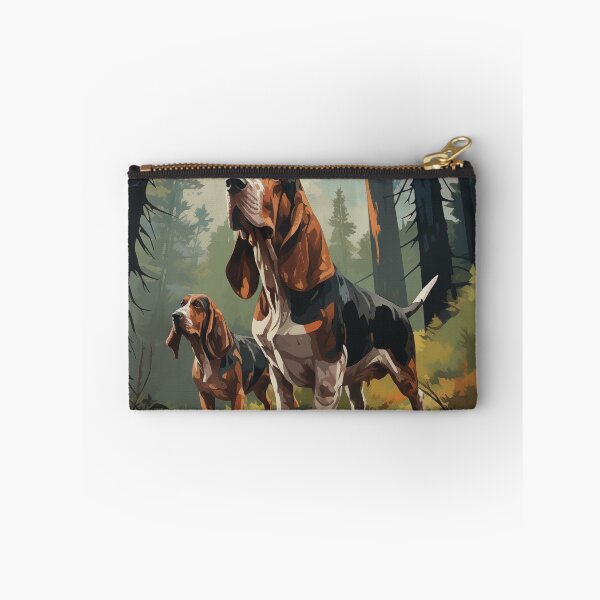 Item preview, Basset Hounds on the Hunt (Design 1) designed and sold by Samuelsboro.