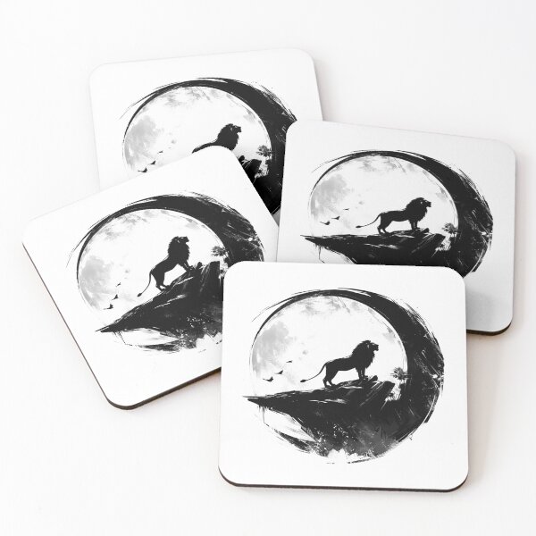 Item preview, Silhouette black and white lion  designed and sold by SMARTKIT  DESIGNAGENCY.