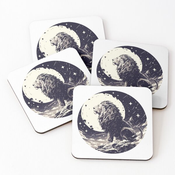 Item preview, Silhouette black and white lion  designed and sold by SMARTKIT  DESIGNAGENCY.