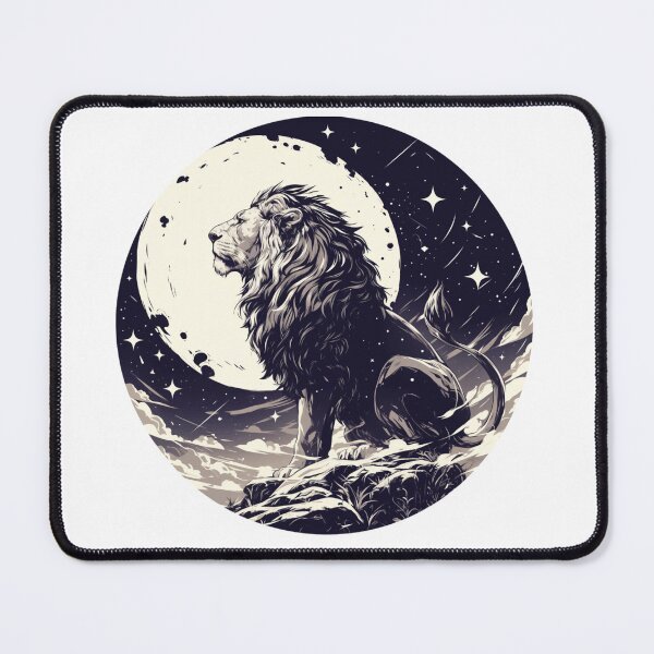 Item preview, Silhouette black and white lion  designed and sold by SMARTKIT  DESIGNAGENCY.