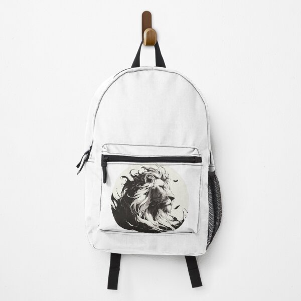 Item preview, Silhouette black and white lion designed and sold by SMARTKIT DESIGNAGENCY.