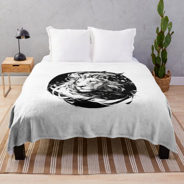 Item preview, Silhouette black and white lion designed and sold by SMARTKIT DESIGNAGENCY.