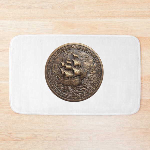 Item preview, Moneda pirata | Moneda de fantasía | Moneda medieval | Velero Pirata | Tesoro pirata | Dnd token 9 designed and sold by Yaremchuk.