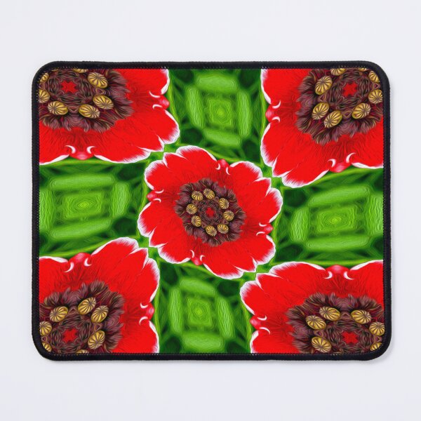 Artikelvorschau, Rote Klatschmohn-Muster entworfen und verkauft von Patternflower.