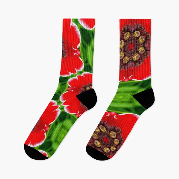 Artikelvorschau, Rote Klatschmohn-Muster entworfen und verkauft von Patternflower.