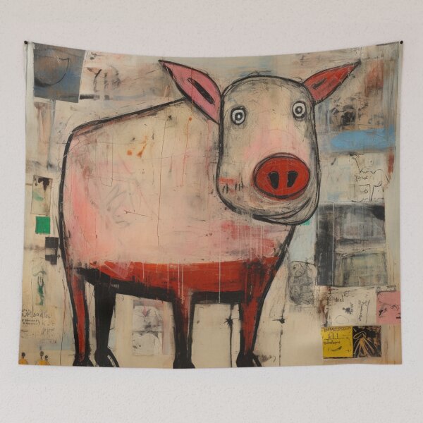 Item preview, Abstract Pig designed and sold by whitecat23.