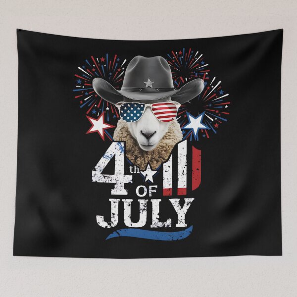 Item preview, SHEEP THE SHERIF - 4TH OF JULY designed and sold by justyna-s28.