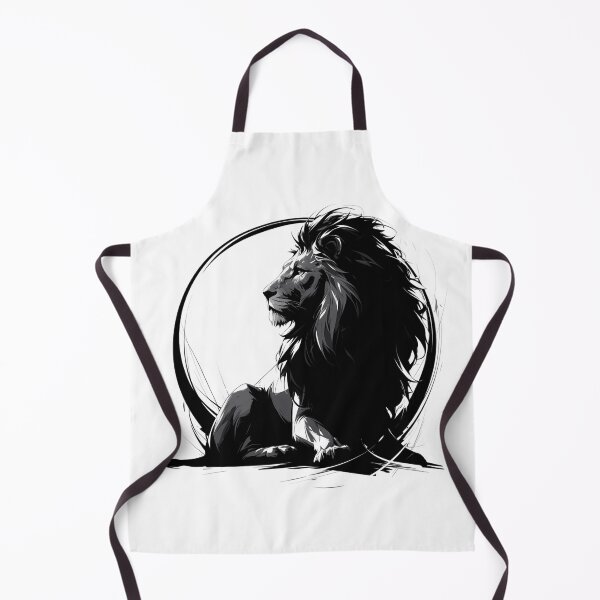 Item preview, Silhouette black and white lion  designed and sold by SMARTKIT  DESIGNAGENCY.