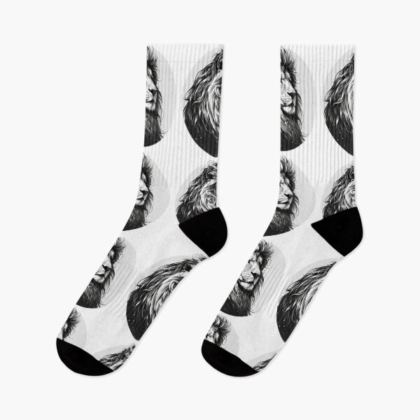 Item preview, Silhouette black and white lion  designed and sold by SMARTKIT  DESIGNAGENCY.