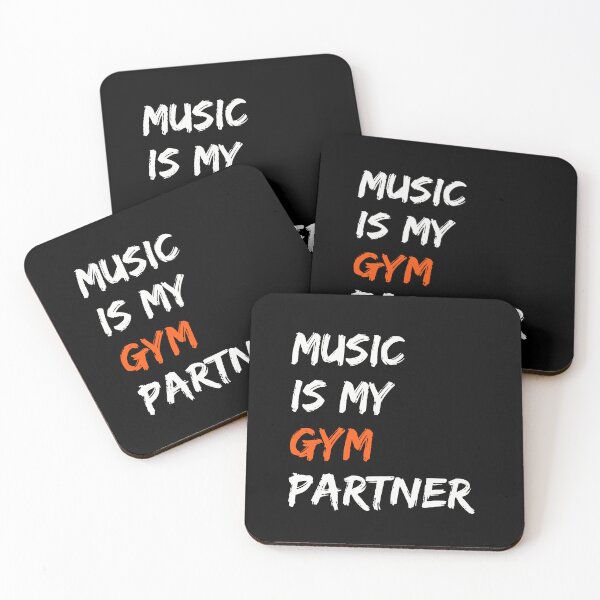 Item preview, Music is my gym partner designed and sold by MyCreatures.