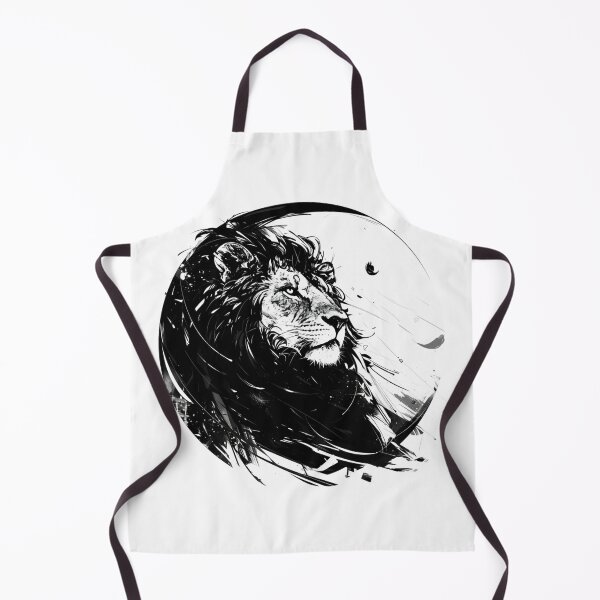 Item preview, Silhouette black and white lion  designed and sold by SMARTKIT  DESIGNAGENCY.