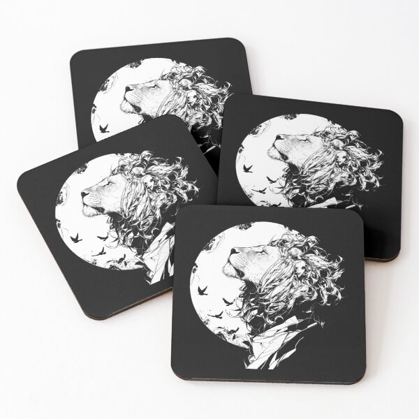 Item preview, Silhouette black and white lion  designed and sold by SMARTKIT  DESIGNAGENCY.