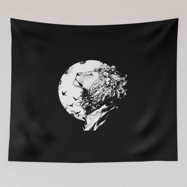 Item preview, Silhouette black and white lion  designed and sold by SMARTKIT  DESIGNAGENCY.