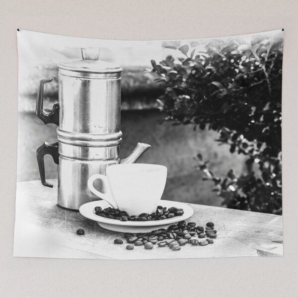 Item preview, Traditional neapolitan coffee - black and white designed and sold by carlotoffolo.