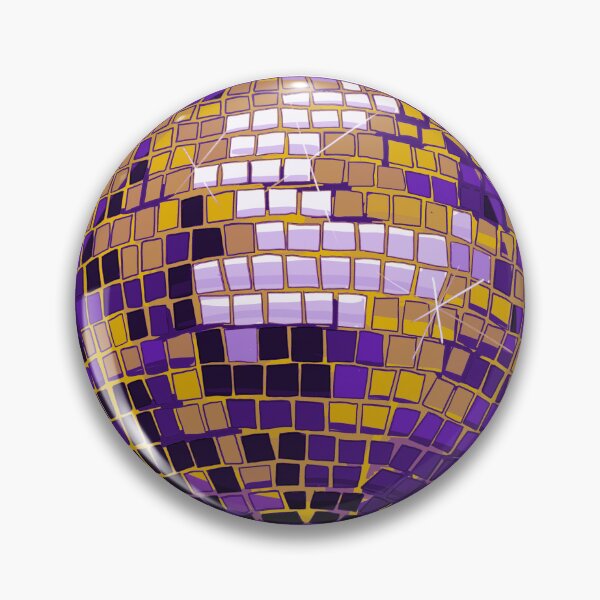 Item preview, nonbinary flag mirrorball designed and sold by truthplum.