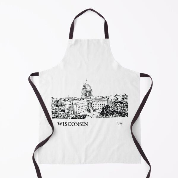 Item preview, Wisconsin State USA designed and sold by Lakeric Cityscapes.