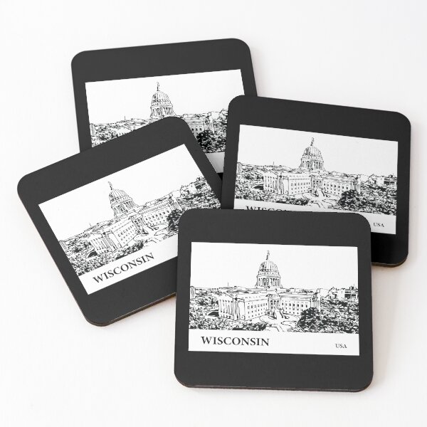 Item preview, Wisconsin State USA designed and sold by Lakeric Cityscapes.