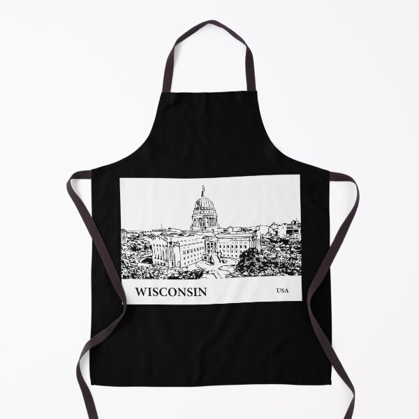 Item preview, Wisconsin State USA designed and sold by Lakeric Cityscapes.