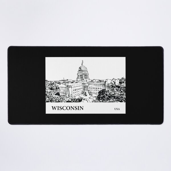 Item preview, Wisconsin State USA designed and sold by Lakeric Cityscapes.