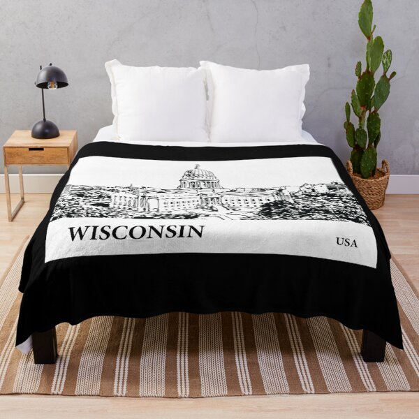 Item preview, Wisconsin State USA designed and sold by Lakeric Cityscapes.