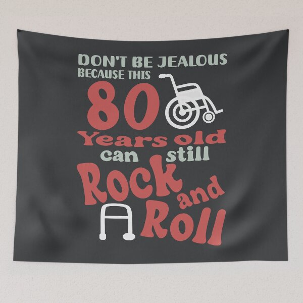 Item preview, This 80 years old can still Rock and Roll designed and sold by giftfromheart.