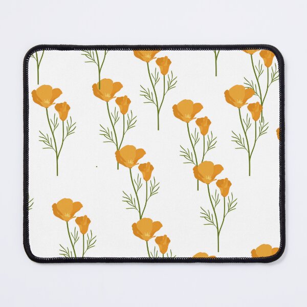 Item preview, Orange california poppy flower designed and sold by Printtplus.