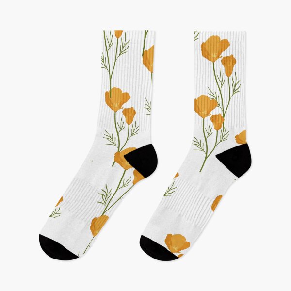 Item preview, Orange california poppy flower designed and sold by Printtplus.