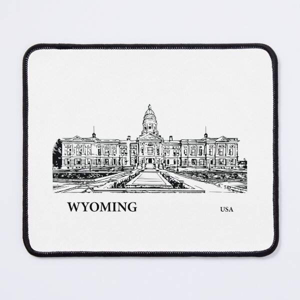 Item preview, Wyoming State USA designed and sold by Lakeric Cityscapes.