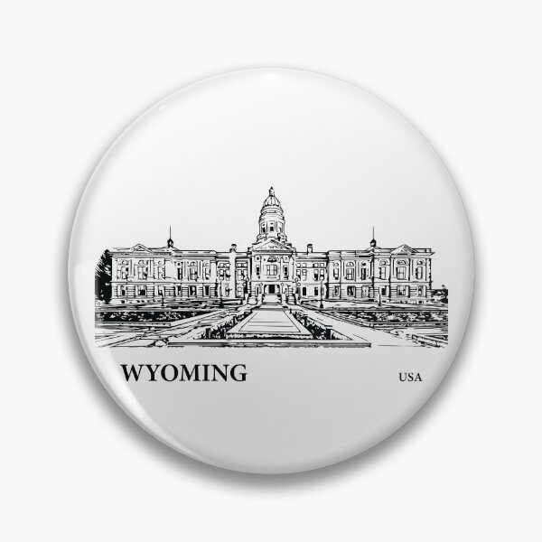 Item preview, Wyoming State USA designed and sold by Lakeric Cityscapes.