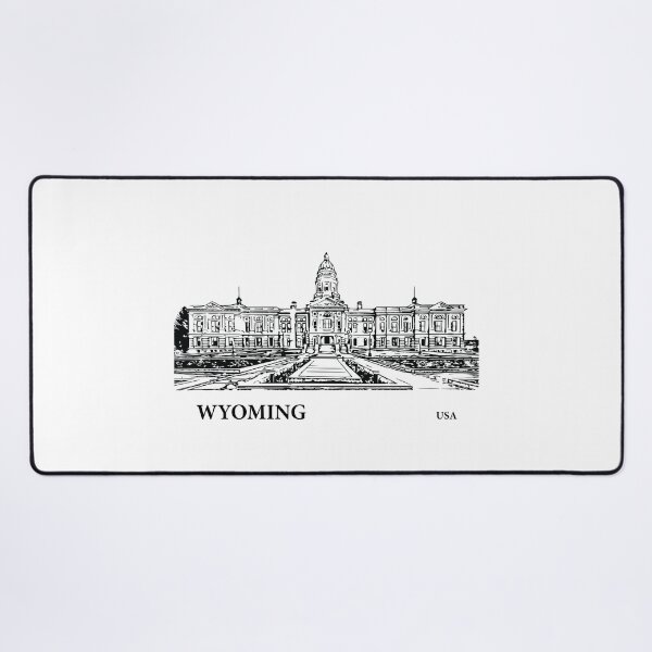 Item preview, Wyoming State USA designed and sold by Lakeric Cityscapes.