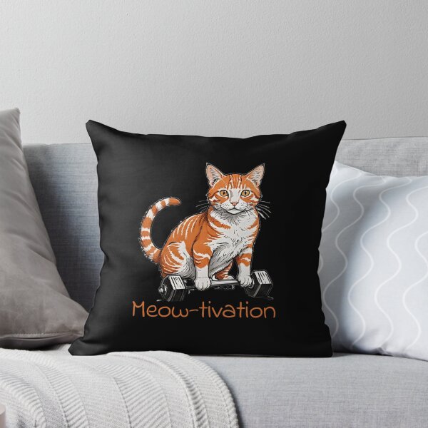 Item preview, Gym Cat Motivation - Meow-tivation designed and sold by InnovyaDesigns.
