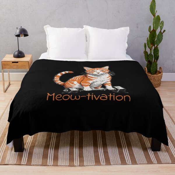 Item preview, Gym Cat Motivation - Meow-tivation designed and sold by InnovyaDesigns.