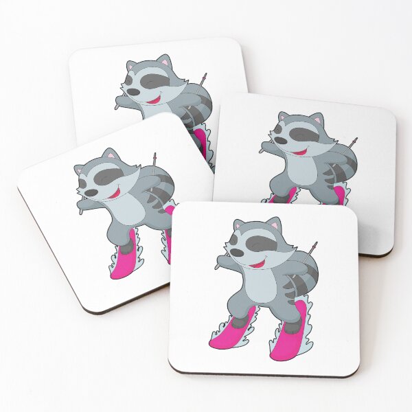 Item preview, Racoon Skier Ski designed and sold by Snabdesign84.