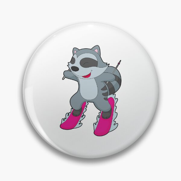 Item preview, Racoon Skier Ski designed and sold by Snabdesign84.