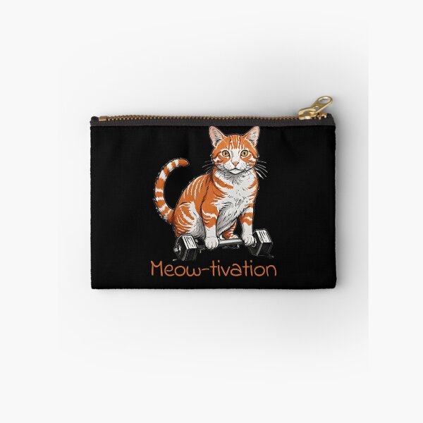 Item preview, Gym Cat Motivation - Meow-tivation designed and sold by InnovyaDesigns.