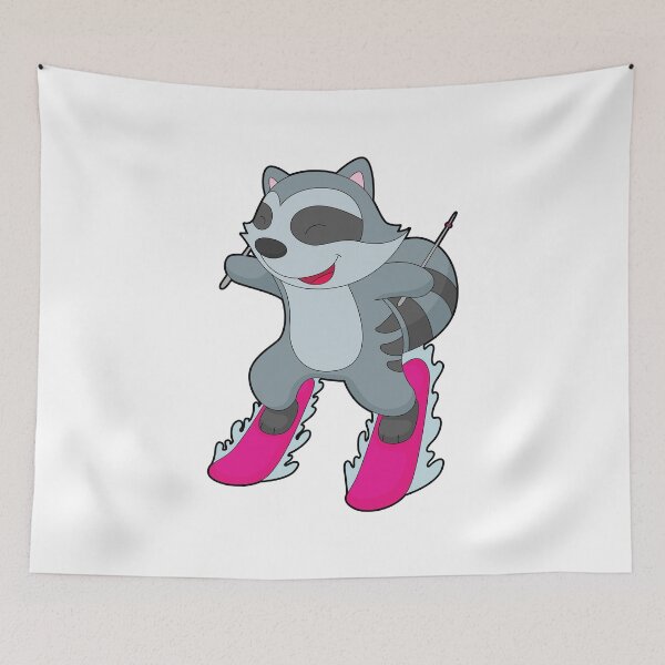 Item preview, Racoon Skier Ski designed and sold by Snabdesign84.