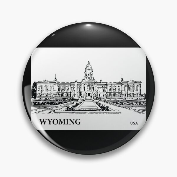 Item preview, Wyoming State USA designed and sold by Lakeric Cityscapes.