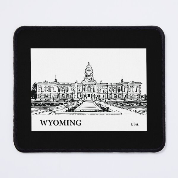 Item preview, Wyoming State USA designed and sold by Lakeric Cityscapes.