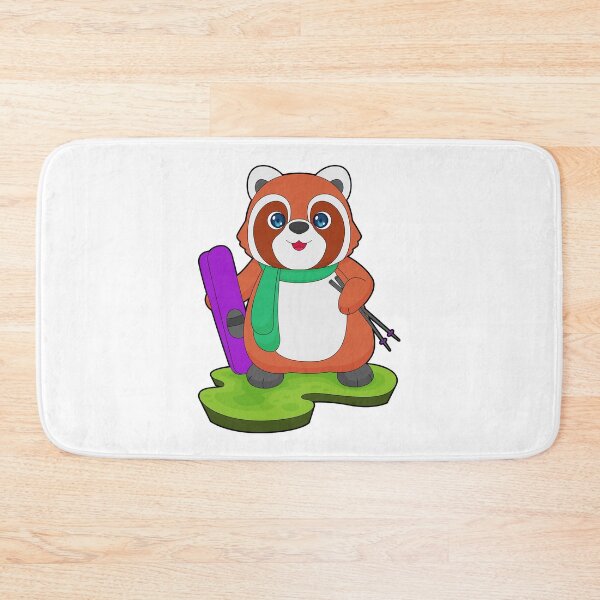 Item preview, Red Panda Skier Ski designed and sold by Snabdesign84.