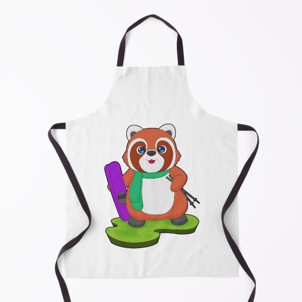 Item preview, Red Panda Skier Ski designed and sold by Snabdesign84.