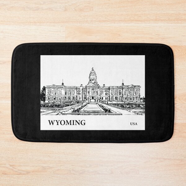 Item preview, Wyoming State USA designed and sold by Lakeric Cityscapes.