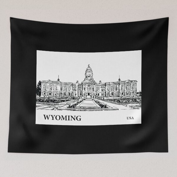 Item preview, Wyoming State USA designed and sold by Lakeric Cityscapes.