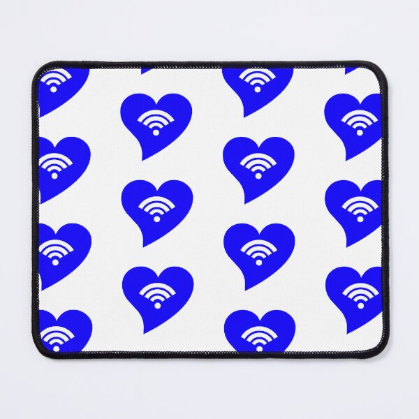Item preview, Blue WiFi Heart designed and sold by jdm1981.