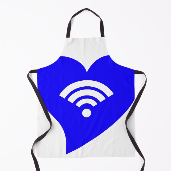 Item preview, Blue WiFi Heart designed and sold by jdm1981.