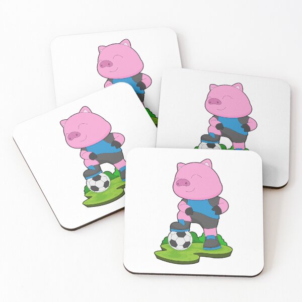 Item preview, Pig Soccer player Soccer designed and sold by Snabdesign84.