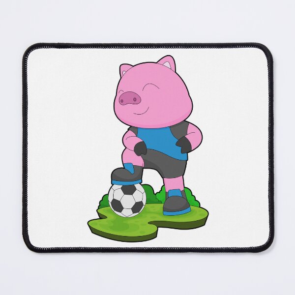 Item preview, Pig Soccer player Soccer designed and sold by Snabdesign84.